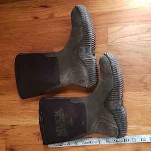 Muck Boot Company Hoser Black Mid Rise Boots Size W 5/5.5